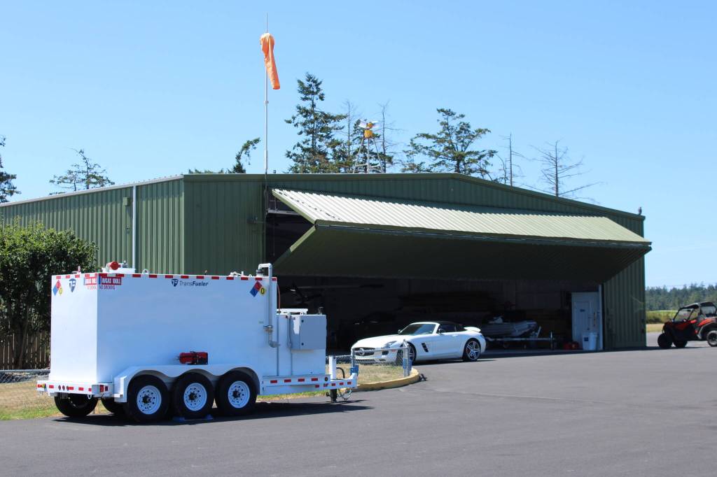 The main hangar at the DeLaurentis International Airport (Photo by Allyson Ballard).