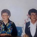 (Photo provided) Bensons grandmothers, Arline and Stella, on New Years Eve in 1994.