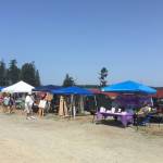 (Photo provided) People peruse the flea market on a sunny day.