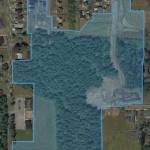 (Photo provided) An aerial view of the property outlined in the memorandum of agreement, taken in 2007 and included in town council materials.