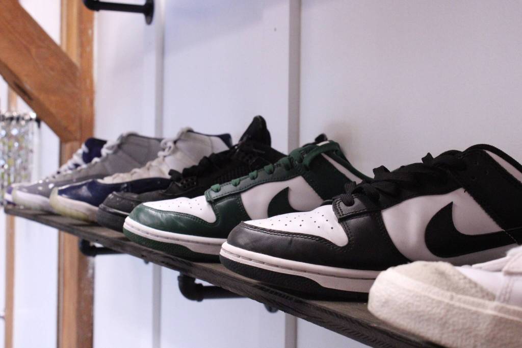 (Photo by Allyson Ballard) Ronning and his friends used to resell sneakers before he pursued his own clothing brand  he has always been interested in streetwear.