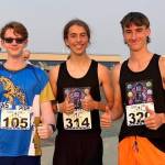 (Photo via Navylife PNW) Runners participating in a past Flightline 5k pose for a quick photo.