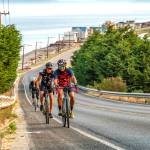 (Photo by Tre Everett) Tour de Whidbey bikers travels through scenic areas.