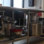 (Photo by Allyson Ballard) Family Bible Church donated $1,000 worth of pots, pans and utensils to furnish the SPiN Cafes new kitchen.