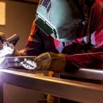 (Photo provided) Sean Carleton makes his furniture using tungsten inert gas welding.