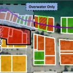 Photo by Joshua Engelbrecht
Narrow code revisions would have only affected over-water buildings in the Historic Commercial Center Zone, highlighted light blue here.