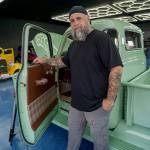 (Photo by David Welton) Whidbey Island is full of hot rods and Bryan, owner of Artisan Stitchworks, wants to trick them out.