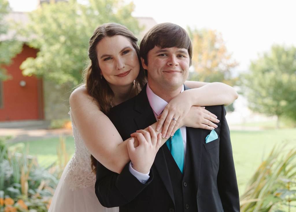 Photo by Zoe Yates
Longtime South Whidbey Record reporter Kira Erickson tied the knot September 5, 2025 with Mitch Kimball, her boyfriend of nearly 10 years, in Mukilteo, Washington. The wedding featured plenty of Lego flower arrangements. The bride wore starfish in her hair and sparkly Chuck Taylors.
