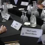 (Photo by Allyson Ballard) Despite the serious tone  including discussions about suicide rates and mental health services  the meeting ended on a forward-looking note.