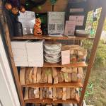 Stout sells her fresh baked sourdough loaves, cookies, scones and other treats on her front porch during pop-ups, which tend to sell out in about two hours.