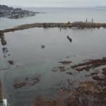 This image shows the aftermath of a dike in Cultus Bay that was destroyed by a flood. (Photo provided by Washington State Recreation and Conservation Office)