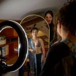 File photo by David Welton
Teresa Forsyth admires her new ink in the mirror of Renata Vignatis tattoo studio in Langley. David Welton won first place in the Photo Essay category that accompanied Kira Ericksons story Impactful ink: Langley artist tattoos with purpose. He also won first place in Portrait Photo for a photo from the same essay.
Photo by David Welton