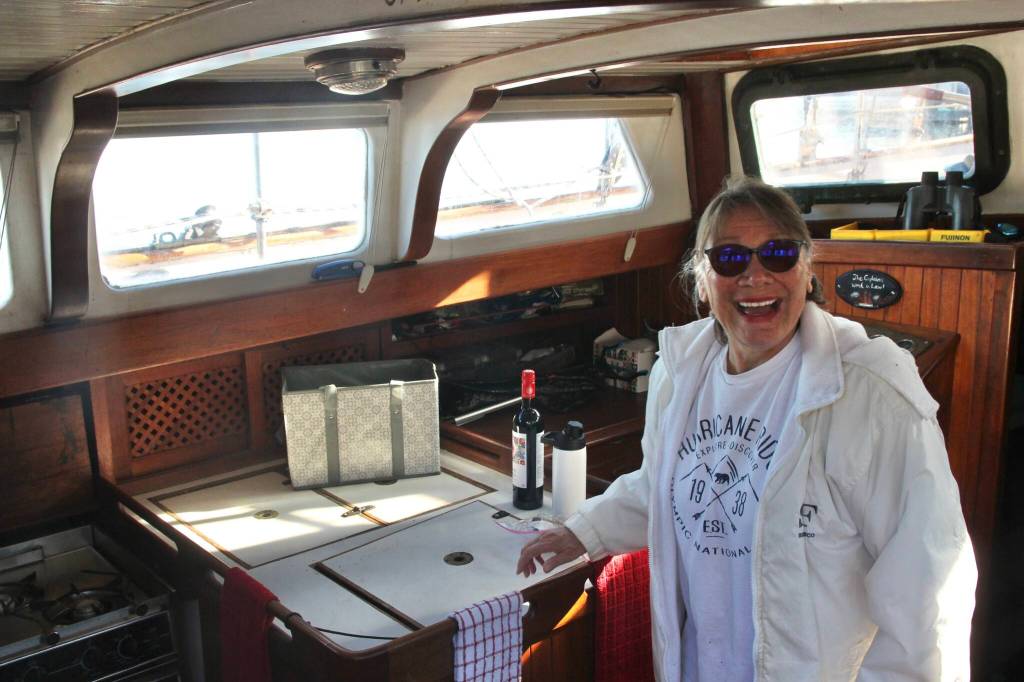 (Photo by Marina Blatt) Carla Holderman smiles inside the Culminations kitchen.