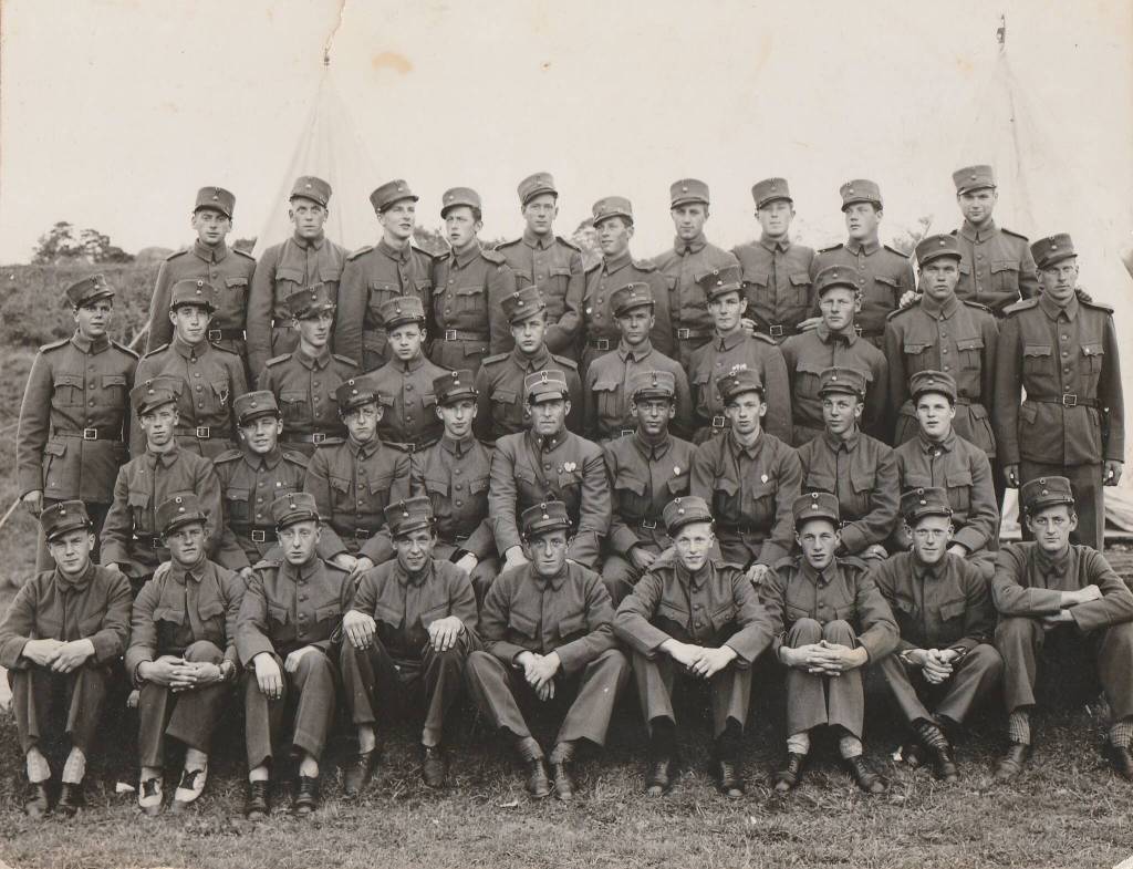 Photo provided
Smiths dad, Erik Kristiansen, poses for a Norwegian army photo. (Third from the left, top row) .