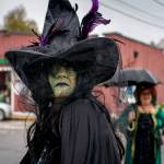 At least 150 witches signed up to walk in the event in what appears to be the beginning of a new Halloween tradition in town. (Photo by David Welton)