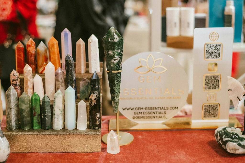 Braighan Buckley started Gem Essentials, a small business that sells crystals, essential oils and other goods.