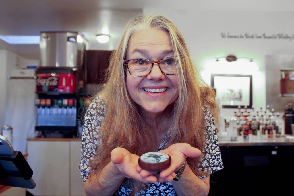 Photo by Marina Blatt
Ramona Newbauer earned a coveted spot in this years Pacific Northwest Advent Calendar for her shortbread whale cookies.