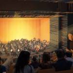 An image provided by the Oak Harbor Creative Arts Foundation shows a rendering of a possible concept for a performing arts center.