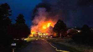 Photo by Jerry Helm
Nobody was injured in the fire but the home was a complete loss, Deputy Chief James Meek said.