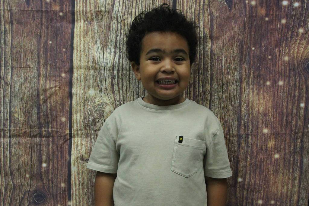 Fabian, age 4, is thankful for making a sandwich, he said.