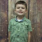 Jordan, age 4, is thankful for Mom giving me dinner and cantaloupe, he said.