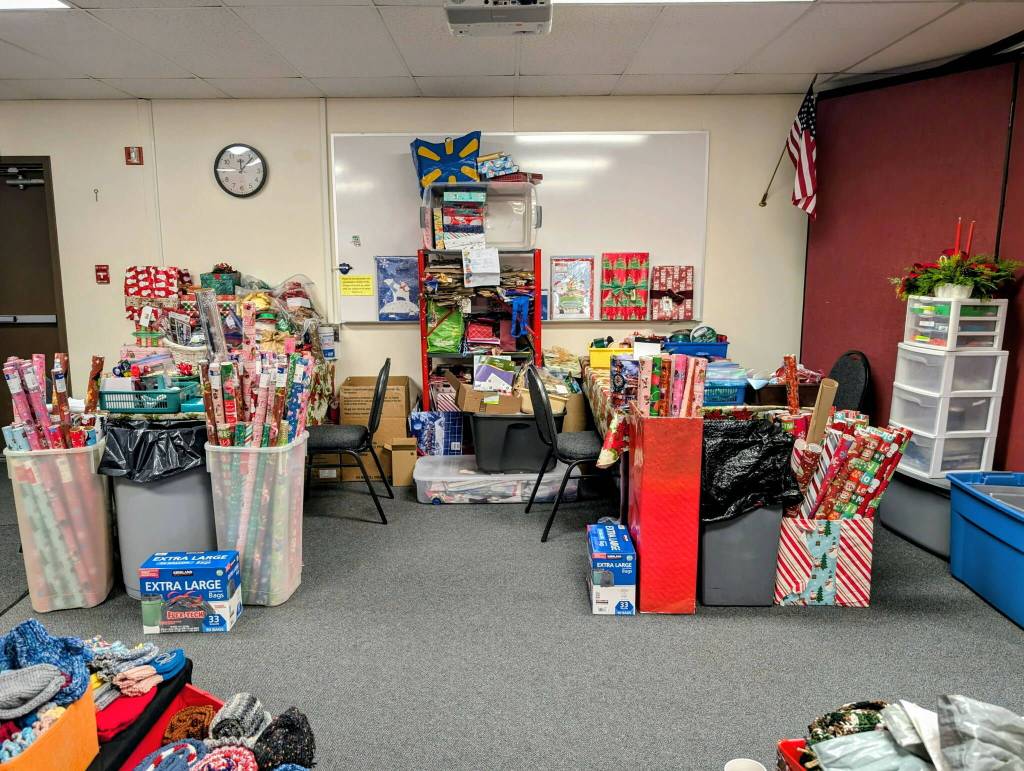 Photo provided. Mary Heck, a volunteer at Holiday House North, expects the organization will distribute gifts to over 1400 kids this holiday season.