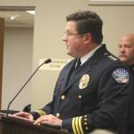 (Photo by Marina Blatt) Talks about SPiN Cafe dominated much of Police Chief Tony Slowiks annual review despite his acknowledgement that calls related to the day shelter are down.