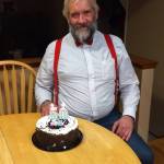 Jeff Pangburn smiles on his birthday.