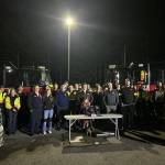 Photo by Allyson Ballard
Maeleea Inciong, pictured here to Swigers right, came to Mondays event as well.