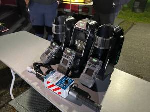 Photo by Allyson Ballard
With the approximately $22,000 grant, North Whidbey Fire and Rescue purchased three five-gas detectors and a hydrocarbon detector.