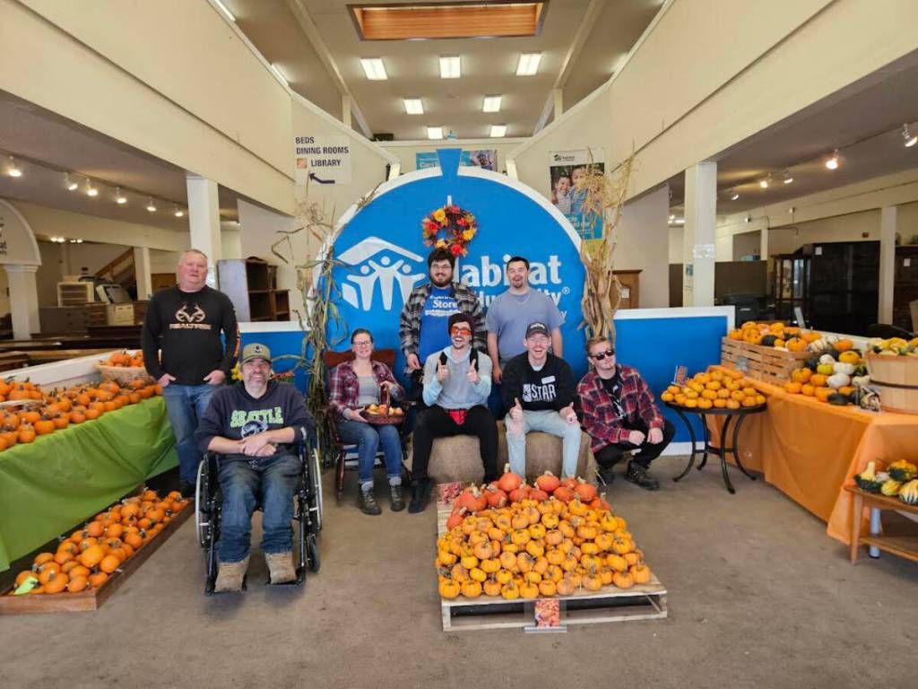 Store employees, volunteers and interns at the Habitat for Humanity of Island Countys Oak Harbor store. Photo courtesy Habitat for Humanity of Island County