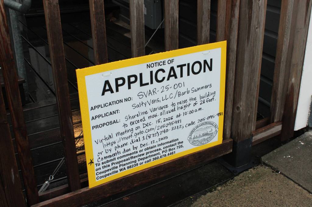 Photo by Allyson Ballard
Signage on the property outlines key elements of the proposal.