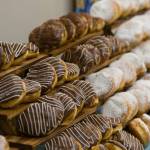 (Photo provided by the Chabad Jewish Center of Skagit County) The chabad serves doughnuts, a Hannukah staple at their Hannukah celebration.