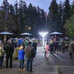 The Chabad comes to Whidbey each year to spread the light on Hannukah.