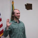 (Photo by Allyson Ballard) Henrich ran unopposed for his seat on the council.