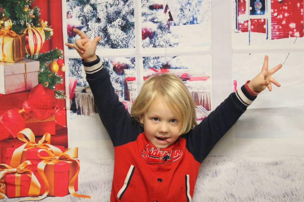 Spencer Carlson, age four, said, Im gonna get a big fireman car, one for $100 and the bike one with two wheels. He generously offered that his sister can get a helicopter.