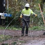 Photo provided by Puget Sound Energy. Formed by westerly winds coming through the Strait of Juan De Fuca, the gusts read at 71 mile per hour at the Naval Air Station Whidbey Island on Wednesday .