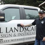 Photo by Allyson Ballard. In addition to being recognized by the Best of Whidbey Awards, the Northwest Flower and Garden Festival invited Linson and BL Landscapes to create a garden display for the event.