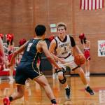 Aiden ONeill flies into action. (Julie Wheat photo)