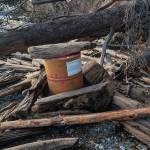 How the barrel is handled going forward depends on the results of a sampling of its contents.