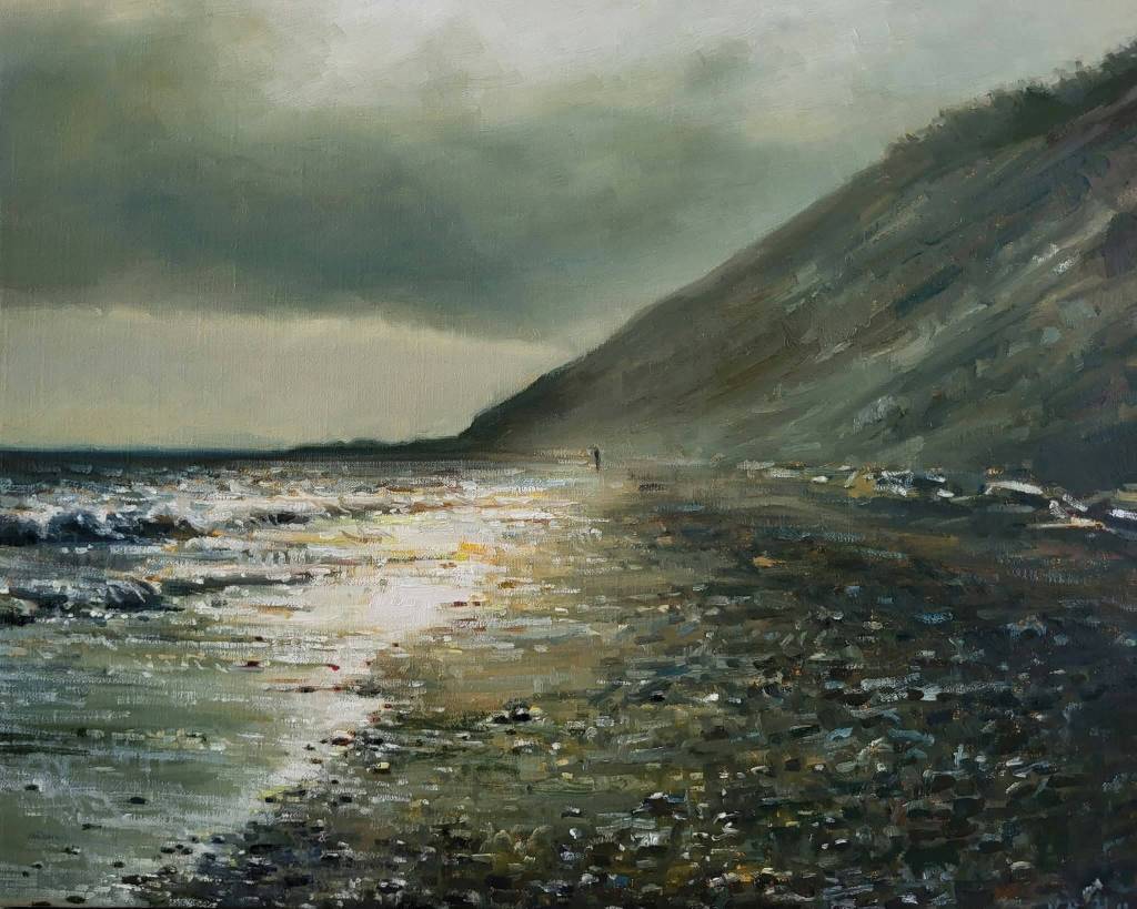 (Photo provided) Katy Holleys painting of Ebeys Landing offers a unique perspective of the famous spot.