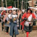 (Photo by Ted Warner Photography) Ren Faire performers make a dramatic entrance.