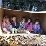 (Photo provided by Caitlin Voss) Kids in the 2025 Honey Bear class at the South Whidbey Childrens Center have some autumn fun outdoors.