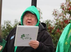 David Lura officiated the St. Patrick's Day parade in 2022.