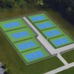 (Photo provided) Parks and Recreation Director Brian Smith presented a concept drawing of an eight-court complex at Fort Nugent Park.