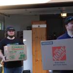 Hansen and his Backbreakers crew loaded a truck full of boxes from an Oak Harbor home on Tuesday.