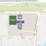 A drawing from Island County shows a potential site for a new jail north of Oak Harbor.