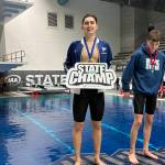 Photo courtesy Chris Erickson
South Whidbey senior Jack Hempel won two titles at the state swim meet held Feb. 20 and Feb. 21 at the King County Aquatic Center in Federal Way. He placed first in the 50-yard freestyle and the 100-yard freestyle.