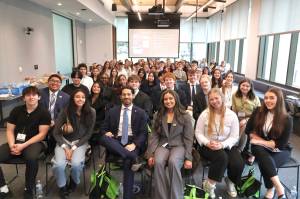Photo provided. Summit attendees gather after a powerful keynote address by Rep. Osman Salahuddin at the 2026 Educational Advocacy Summit in Olympia.