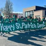 Photo by the Teresa Besaw
The green-clad marchers will travel Pioneer Way from Ely Street to Midway Boulevard.